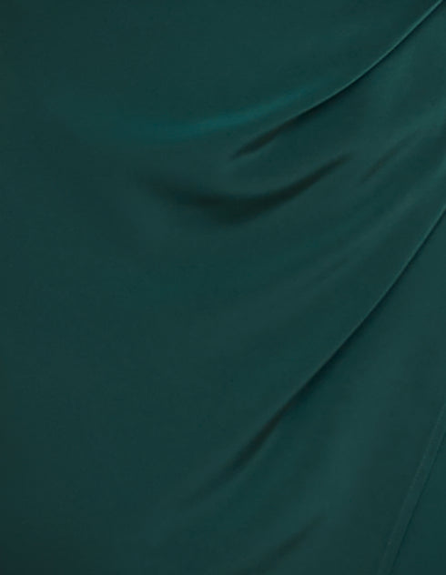 Niala Halter Satin Maxi Dress